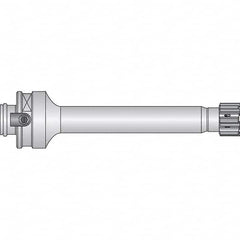 Axial Clamp Modular Shank Modular Reamer Body 50mm Shank Diam, 110mm Body Length, 145″ OAL, Right Hand Cut, 26.61 to 32.6mm Head Diam Compatibility