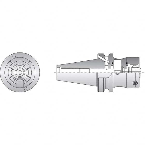 Allied Machine and Engineering - 63mm Diam Radial Clamp BT40 Shank Modular Reamer Body - A1 Tooling