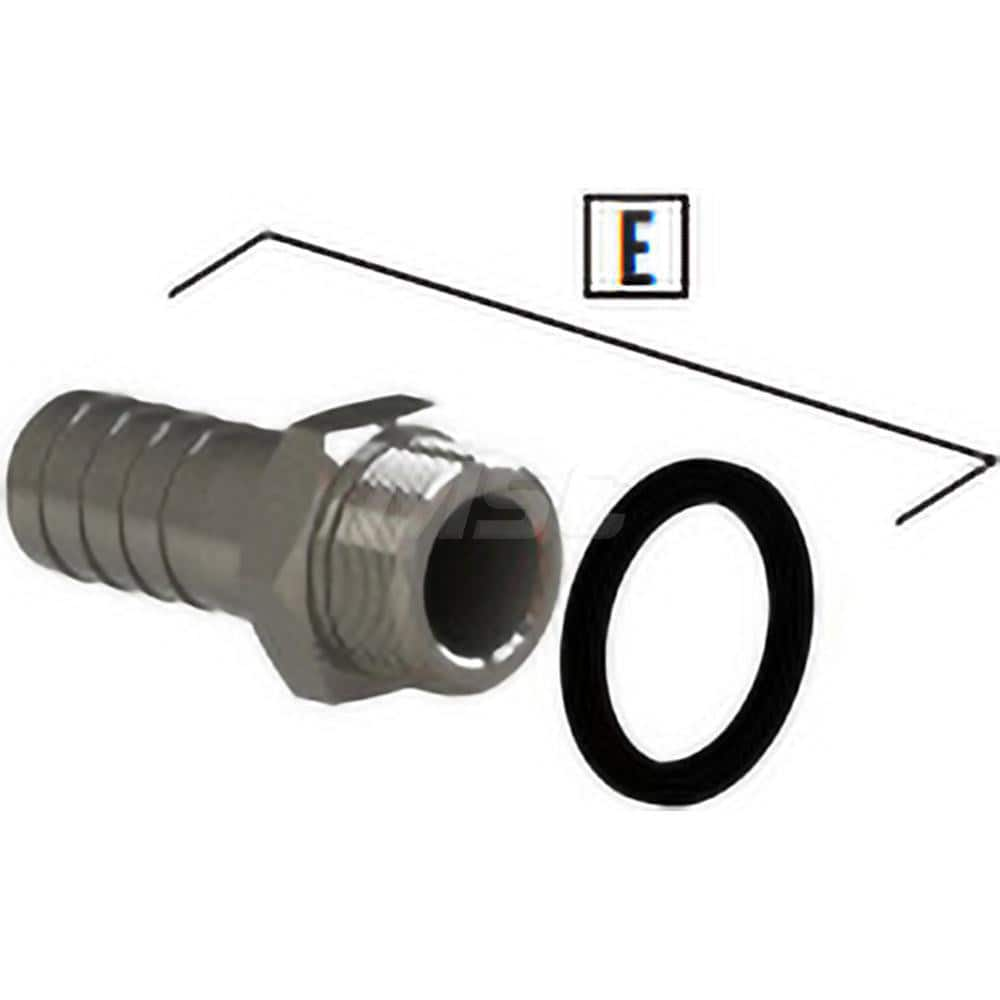 SANI-LAV - Spray Nozzle Parts & Accessories; Type: Hose Barb & O-Ring ; For Use With: Models N3; N3W Nozzles ; Material: Stainless Steel - Exact Industrial Supply