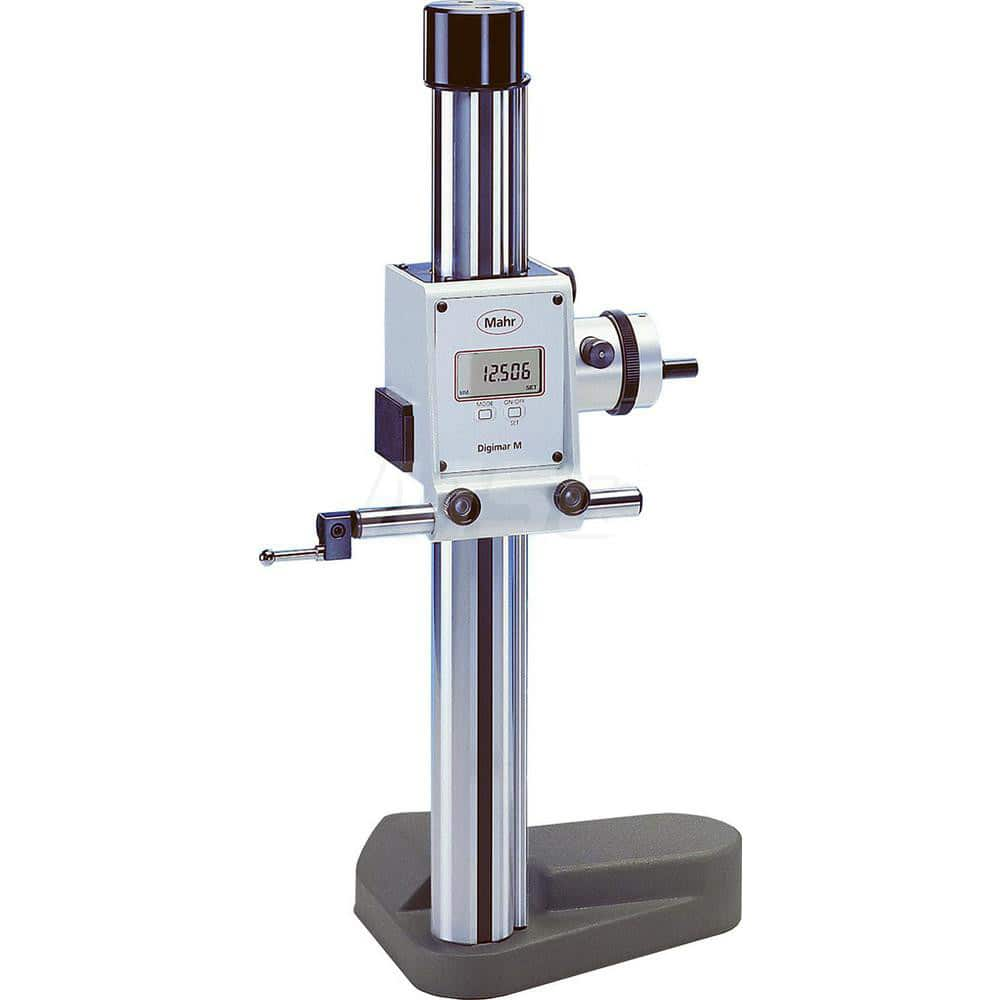 Mahr - Electronic Height Gages; Maximum Measurement (Decimal Inch): 12.6 ; Maximum Measurement (mm): 320 ; Resolution (microns): 0.001; 0.01 (mm); Resolution (Decimal Inch): 0.00005; 0.0005 ; Resolution (microns): 0.001; 0.01 ; Data Output: Opto RS-232C; - Exact Industrial Supply