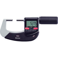 Mahr - Electronic Outside Micrometers; Type: Digital Outside Micrometer ; Minimum Measurement (Decimal Inch): 3 ; Minimum Measurement (mm): 75.00 ; Maximum Measurement (mm): 100 ; Thimble Type: Ratchet ; Calibrated: No - Exact Industrial Supply