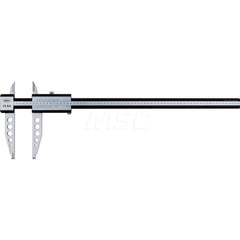 Mahr - Vernier Calipers; Minimum Measurement (mm): 0 ; Minimum Measurement (Decimal Inch): 0 ; Maximum Measurement (Decimal Inch): 39.3 ; Maximum Measurement (mm): 1000 ; Graduation (mm): 0.02 ; Jaw Depth (mm): 150.00 - Exact Industrial Supply