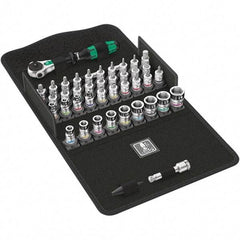 Wera - 42 Piece 1/4" Drive Ratchet Socket Set - Comes in Molded Pouch - A1 Tooling