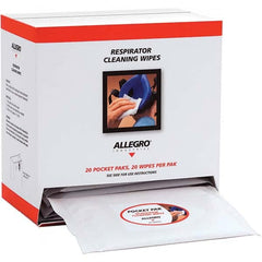 Allegro - 20 20-Pack Pieces Facepiece Cleaning Alcohol Wipes - A1 Tooling