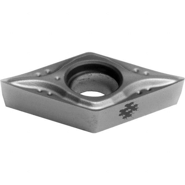 Sumitomo - DCGT21.50 MESI Grade AC5015S Carbide Turning Insert - TiAlSiN Finish, 55° Diamond, 1/4" Inscr Circle, 3/32" Thick, 0.0039" Corner Radius - A1 Tooling