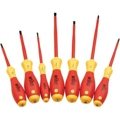 Wiha - Screwdriver Sets Screwdriver Types Included: Insulated Slotted; Phillips Number of Pieces: 7 - A1 Tooling