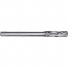 Magafor - 11.4mm Solid Carbide Chucking Reamer - Spiral Flute, 10mm Straight Shank, 28mm Flute Length, 80mm OAL - A1 Tooling