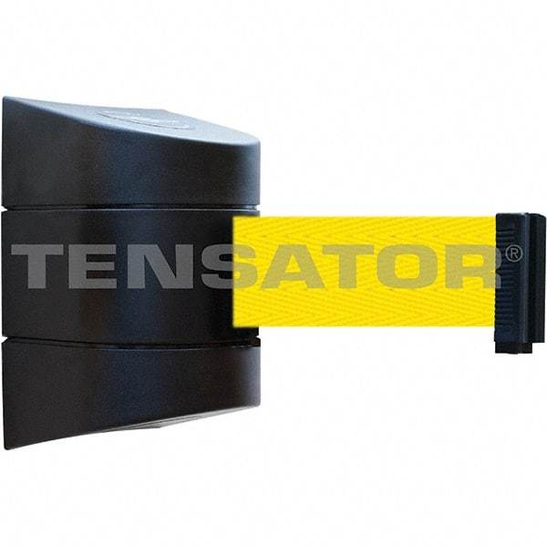 Tensator - 5-1/2" High x 3-1/4" Long x 3-1/4" Wide Magnetic Wall Mount Barrier - Metal, Black Powdercoat Finish, Black, Use with Wall Mount - A1 Tooling