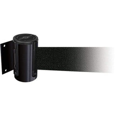 Tensator - 4.74" High x 3-57/64" Long x 3-57/64" Wide Magnetic Wall Mount Barrier - Metal, Black Powdercoat Finish, Black, Use with Wall Mount - A1 Tooling