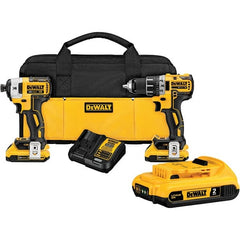 DeWALT - 20 Volt Cordless Tool Combination Kit - Exact Industrial Supply