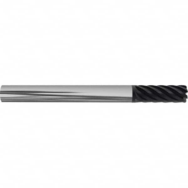 Accupro - 3/8" Diam 7 Flute Solid Carbide 0.06" Corner Radius End Mill - A1 Tooling