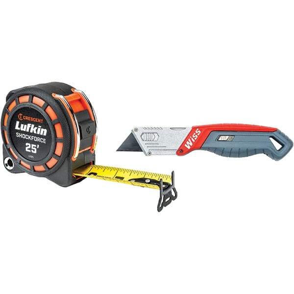 Lufkin - Tape Measures Length (Feet): 25.00 Width (Inch): 1-3/16 - A1 Tooling