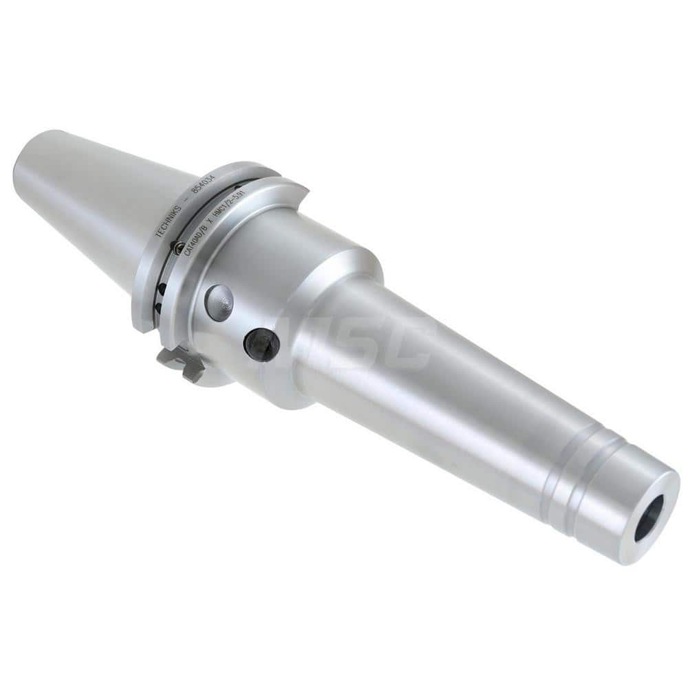 Hydraulic Tool Chuck: Taper Shank 34 mm Nose Dia, Through Coolant