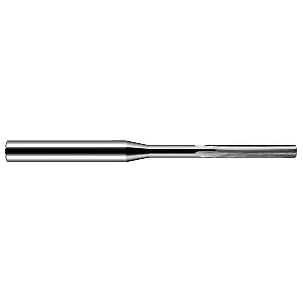 Harvey Tool - #24 4-Flute Straight Shank Straight Flute Solid Carbide Chucking Reamer - Exact Industrial Supply