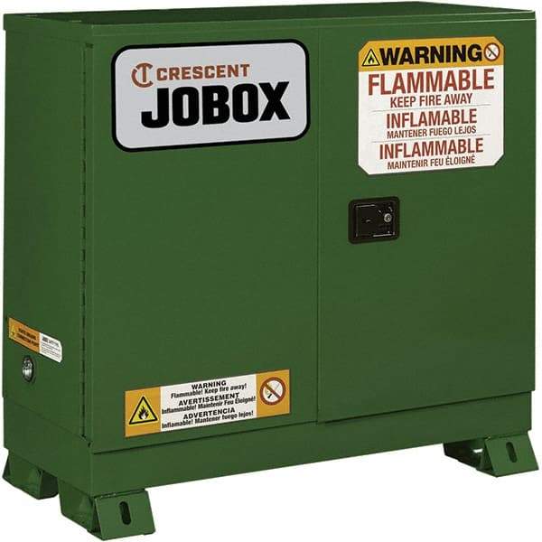 Jobox - Safety Cabinets   Hazardous Chemical Type: Corrosive Chemicals    Color: Green - A1 Tooling