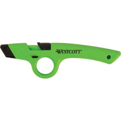 Westcott - Utility Knives, Snap Blades & Box Cutters Type: Safety Utility Knife Blade Type: Retractable - A1 Tooling