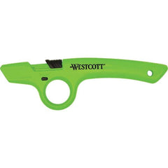 Westcott - Utility Knives, Snap Blades & Box Cutters Type: Safety Cutter Blade Type: Retractable - A1 Tooling