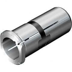 Sandvik Coromant - 16mm ID x 25mm OD, 30mm Head Diam, Slotted Hydraulic Chuck Sleeve - A1 Tooling