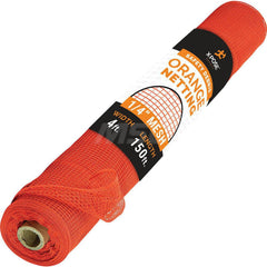 4' x 1/4″ x 150' Heavy-Duty Fire-Retardant Multi-Purpose Net Polyethylene, Orange