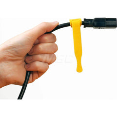 Cable Tie: 0.5″ Long, Black, Nylon & Polyethylene, Reusable