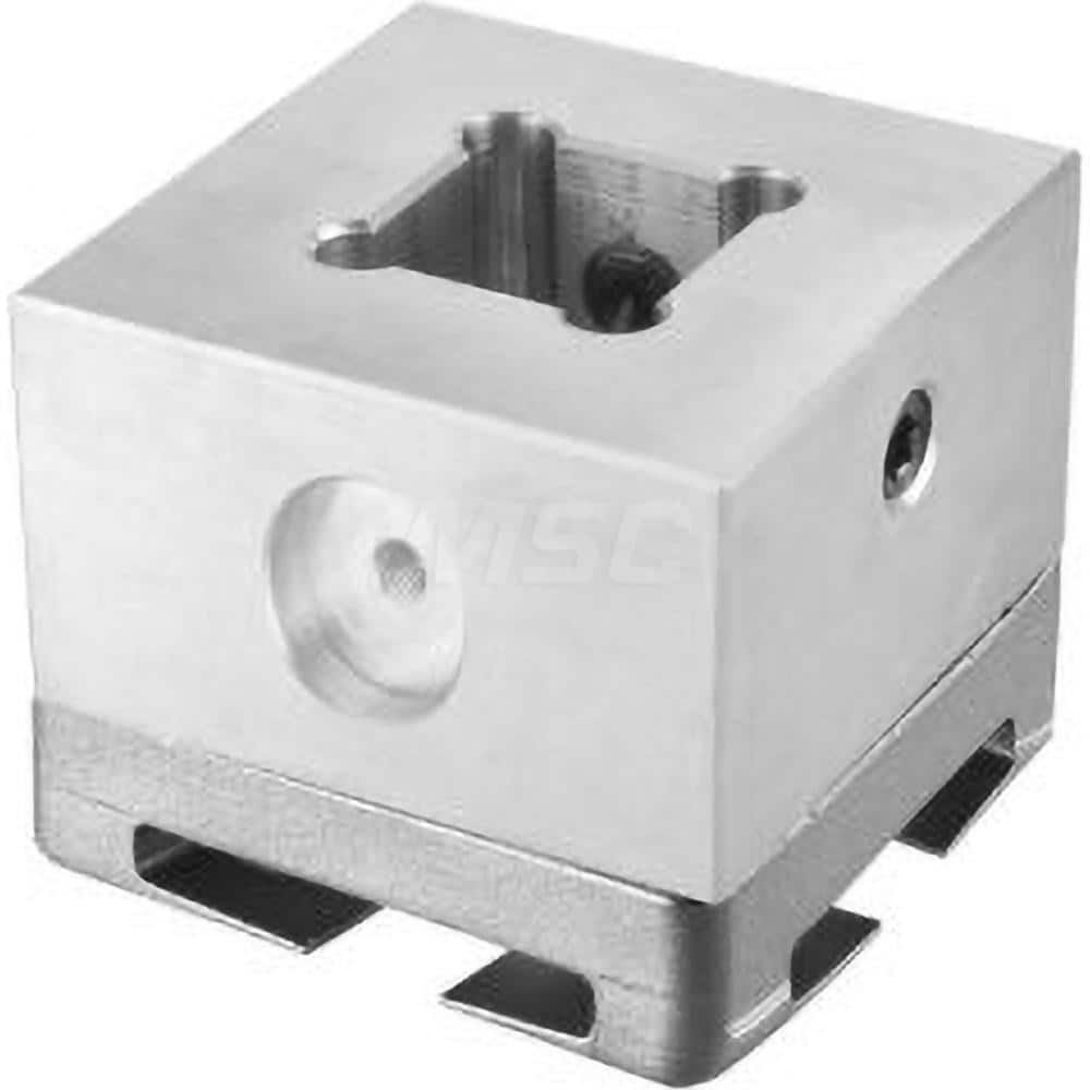 EDM Electrode Holders; System Compatibility: Macro; System 3R; Holder Size: S15; Maximum Electrode Size (mm): 15; Electrode Shape Compatibility: Square/Round; Material: Aluminium; Flushing Duct: No; With Plate: Yes; Hardened: Yes; For Use With: System/RHS