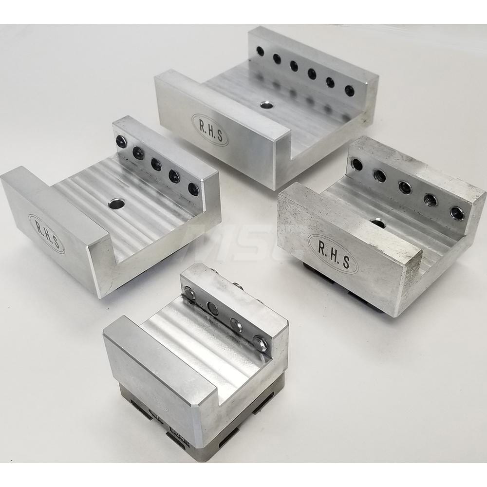 EDM Electrode Holders; System Compatibility: Macro; System 3R; Holder Size: U20; Maximum Electrode Size (mm): 20; Electrode Shape Compatibility: Square/Round; Material: Aluminium; Flushing Duct: No; With Plate: Yes; Hardened: Yes; For Use With: System/RHS