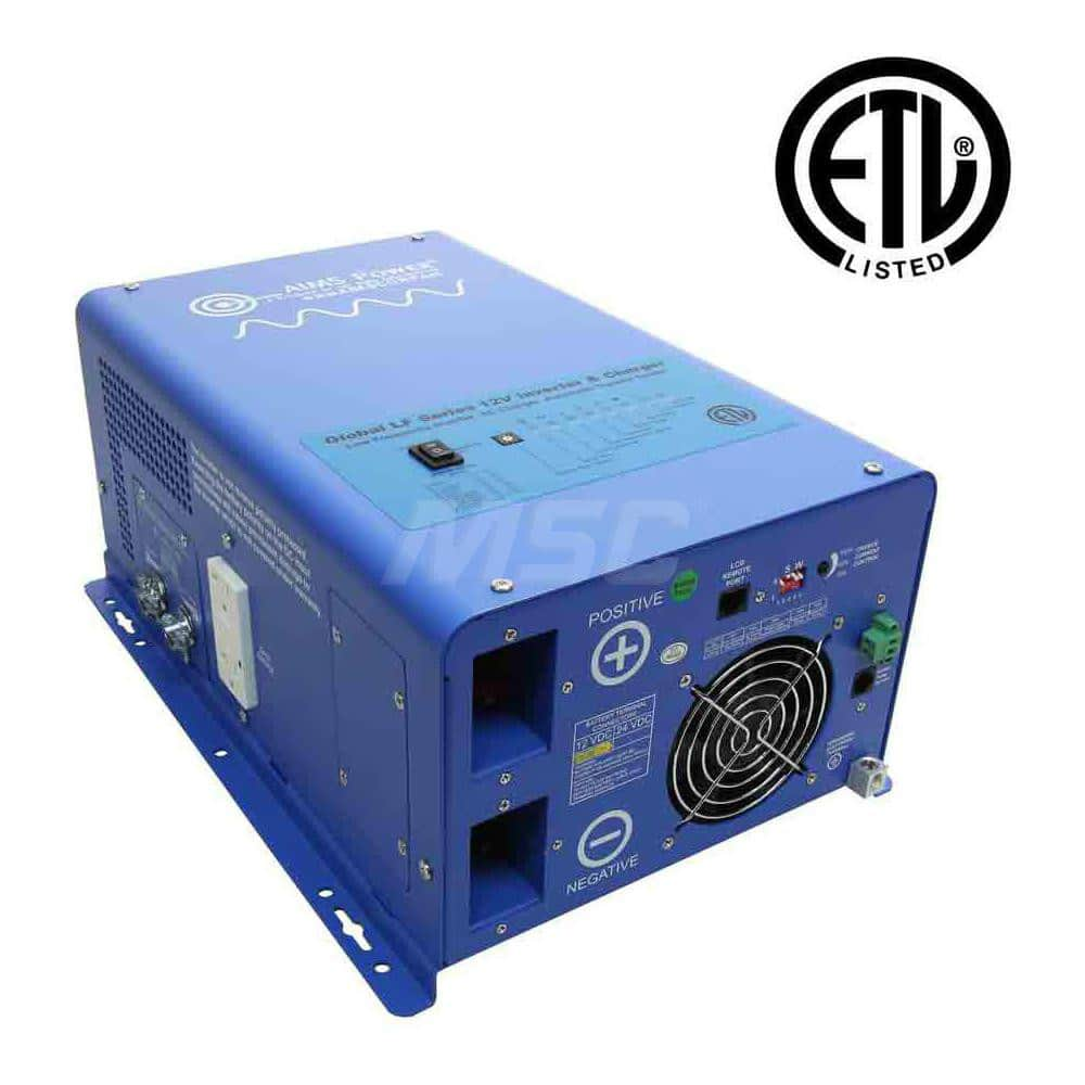 Power Inverters; Input Voltage: 120.00; Output Voltage: 120; Continuous Output Power: 3000; Peak Output Power: 9000; Maximum Input Current Rating: 16; Output Amperage: 25; Mounting Type: Surface Mount; Input Voltage: 120.00; Output Voltage: 120; Mount Typ