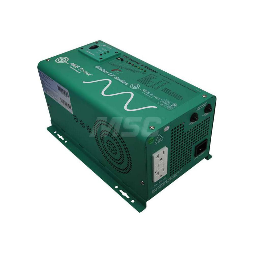 Power Inverters; Input Voltage: 120.00; Output Voltage: 120; Continuous Output Power: 1250; Peak Output Power: 3750; Maximum Input Current Rating: 16; Output Amperage: 10.42; Mounting Type: Surface Mount; Input Voltage: 120.00; Output Voltage: 120; Mount