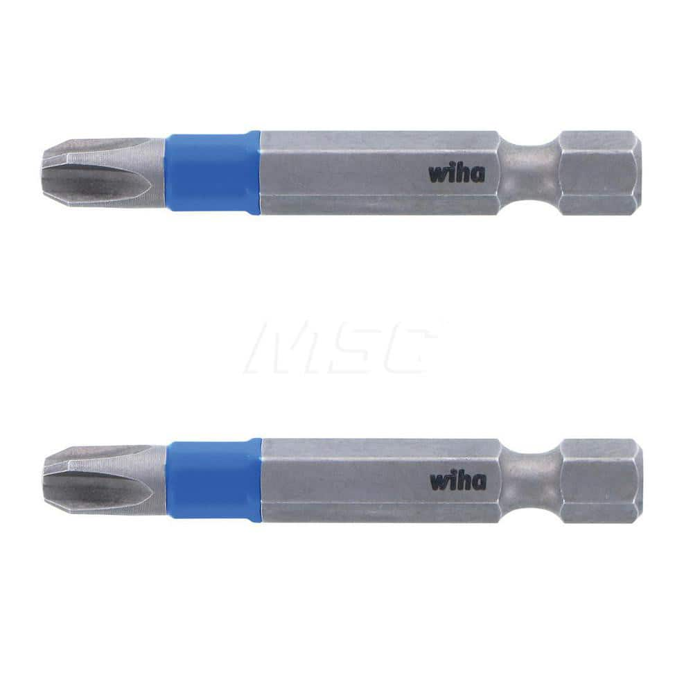 Power Screwdriver Bit: #3 Phillips, 1/4″ Hex Drive 2″ OAL