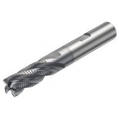 R216.35-25030-BC45B 1620 25mm 5 FL Solid Carbide End Mill - Corner Radius w/Weldon Shank - A1 Tooling