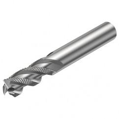 R216.33-06040-AC13U H10F 6mm 3 FL Solid Carbide End Mill - Corner chamfer w/Cylindrical Shank - A1 Tooling