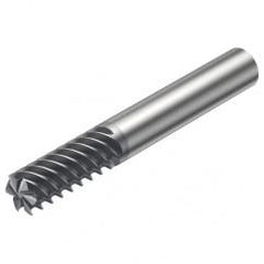 R215.36-14060-AC26L 1620 14mm 6 FL Solid Carbide End Mill - Corner Radius w/Cylindrical Shank - A1 Tooling