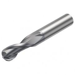 R216.42-08030-AC16G 1610 8mm 2 FL Solid Carbide Ball Nose End Mill w/Cylindrical Shank - A1 Tooling