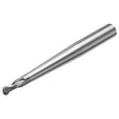 R216.42-06030-AP06G 1620 6mm 2 FL Solid Carbide Ball Nose End Mill w/Cylindrical Shank - A1 Tooling