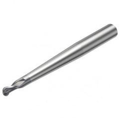 R216.42-06030-AP06G 1620 6mm 2 FL Solid Carbide Ball Nose End Mill w/Cylindrical Shank - A1 Tooling