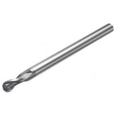 R216.42-10030-AQ15G P10 10mm 2 FL Solid Carbide Ball Nose End Mill w/Cylindrical Shank - A1 Tooling