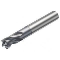 R216.24-06030CAI06G 1610 6mm 4 FL Solid Carbide End Mill - Corner Radius w/Cylindrical Shank - A1 Tooling