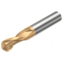 R216.42-04030-AS06G 1700 4mm 2 FL Solid Carbide ball nose endmill w/Cylindrical Shank - A1 Tooling