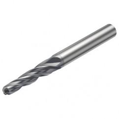 R216.54-08040RAL40G 1620 8mm 4 FL Solid Carbide Conical Ball Nose End Mill w/Cylindrical Shank - A1 Tooling