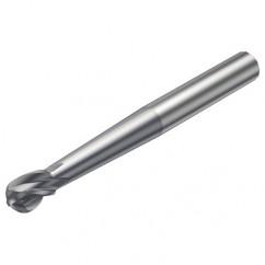 R216.64-16030-AO15G 1610 16mm 4 FL Solid Carbide Ball Nose End Mill spherical design w/Cylindrical Shank - A1 Tooling