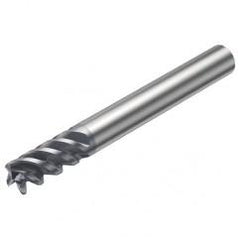 RA216.24-1650AAK08H 1620 6.35mm 4 FL Solid Carbide End Mill - Corner Radius w/Cylindrical Shank - A1 Tooling