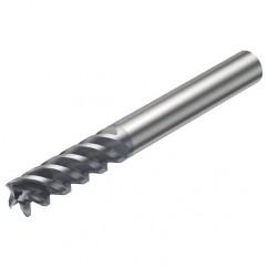 RA216.24-4050BAK20P 1630 15.875mm 4 FL Solid Carbide End Mill - Corner Radius w/Cylindrical Shank - A1 Tooling