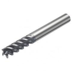 RA216.24-1650AAK08P 1630 6.35mm 4 FL Solid Carbide End Mill - Corner Radius w/Cylindrical Shank - A1 Tooling