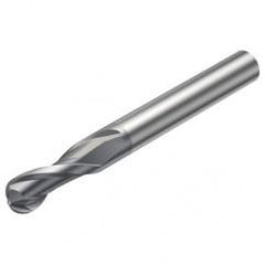 RA216.42-0630-AK12G 1610 2.3622mm 2 FL Solid Carbide Ball Nose End Mill w/Cylindrical Shank - A1 Tooling