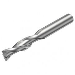 2P160-0400-NA H10F 4mm FL Straight Center Cut w/Cylindrical Shank - A1 Tooling