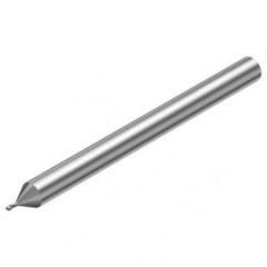 2P211-0040-PC 1620 0.4mm FL Straight Center Cut w/Cylindrical with Neck Shank - A1 Tooling