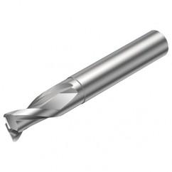 2S220-0800-100-NC H10F 8mm FL Straight Corner Radius Center Cut w/Cylindrical with Neck Shank - A1 Tooling