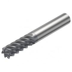R215.26-10050EAC22H 1610 10mm 6 FL Solid Carbide End Mill - Corner Radius w/Cylindrical Shank - A1 Tooling