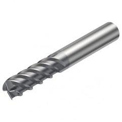 R215.H4-06050BAC02H 1610 6mm 4 FL Solid Carbide high feed End Mill w/Cylindrical Shank - A1 Tooling