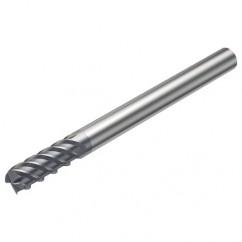 R215.H4-08050CAK02P 1620 8mm 4 FL Solid Carbide high feed End Mill w/Cylindrical Shank - A1 Tooling